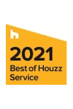 best of houzz service 2021 badge